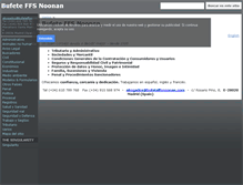 Tablet Screenshot of bufeteffsnoonan.com